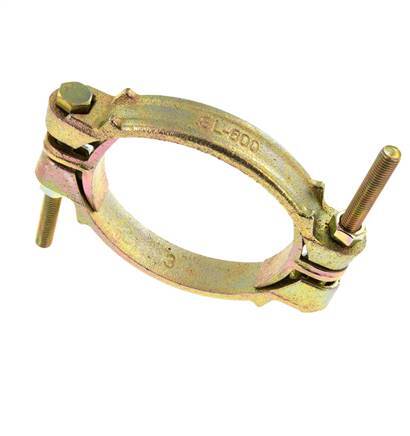Malleable Cast Iron Hose Clamp 135-155 mm Twist Claw Coupling DIN 20039A