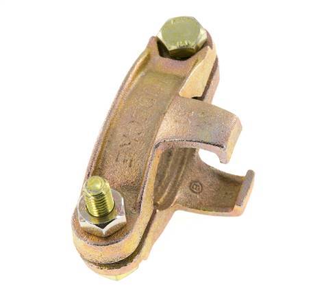 Safety Malleable Cast Iron Hose Clamp 45-53 mm Twist Claw Coupling DIN 20039B