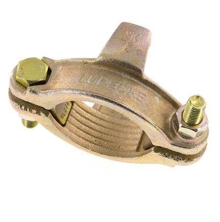 Safety Malleable Cast Iron Hose Clamp 60-73 mm Twist Claw Coupling DIN 20039B