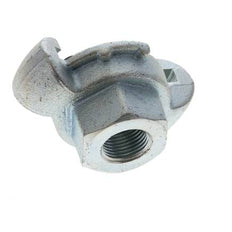 Hierro fundido DN 15 DIN 3489 Acoplamiento de garras giratorias Rp 3/8'' Hembra