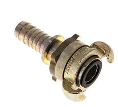 Acoplamiento de garras giratorias de hierro fundido DN 15 DIN 3238 Cuello de lengüeta de manguera de 19 mm (3/4'')