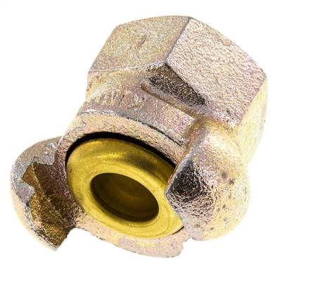 Hierro fundido DN 17 DIN 3489 Acoplamiento de garras giratorias Rp 1'' Hembra