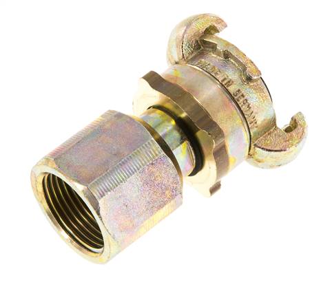 Hierro fundido DN 17 DIN 3238 Acoplamiento de garras giratorias G 1'' Hembra