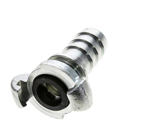 Hierro fundido DN 18,5 DIN 3489 Acoplamiento de garras giratorias Cuello de lengüeta de manguera de 25 mm (1'')