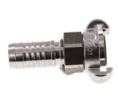 Acoplamiento de garras giratorio de acero inoxidable DN 18 DIN 3238 Barra de manguera de 25 mm (1'')