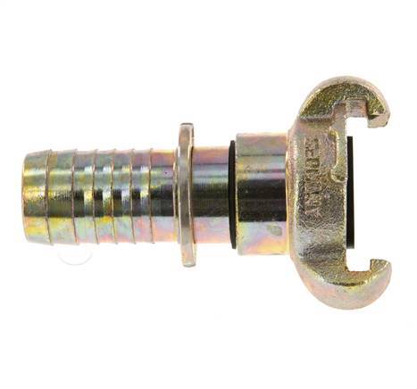 Cast Iron DN 19 DIN 3489 Twist Claw Coupling 13 mm (1/2'') Hose Barb Rotary Collar