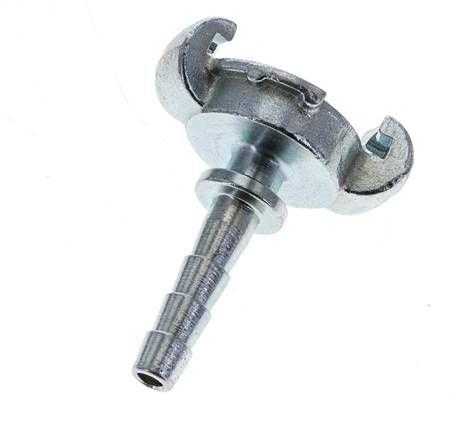 Hierro fundido DN 5.5 DIN 3489 Acoplamiento de garras giratorias 10 mm Hose Barb Collar