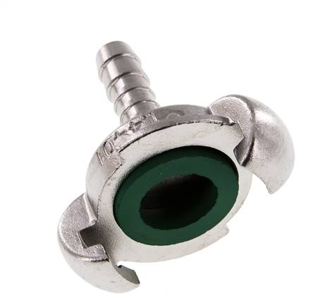 Acero inoxidable DN 6.5 DIN 3489 Acoplamiento de garras giratorias 10 mm Hose Barb