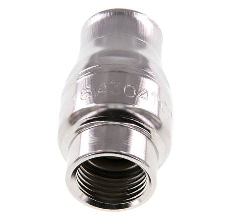 G1/2'' Stainless Steel 304 Check Valve FKM (Light Spring) 0.03-16bar - CLIS3E