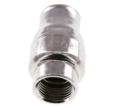 G1/2'' Stainless Steel 304 Check Valve FKM (Light Spring) 0.03-16bar - CLIS3E