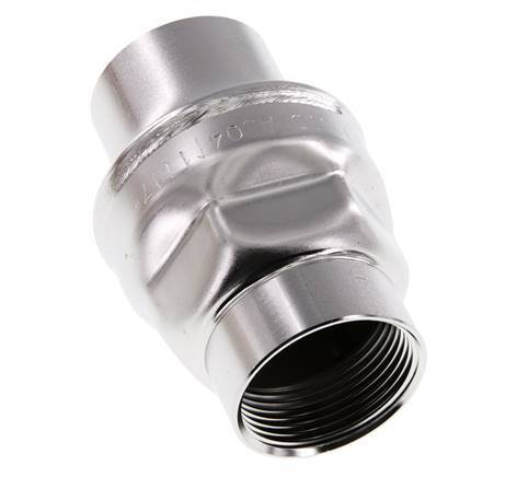 G1 1/4'' Stainless Steel 304 Check Valve FKM 0.03-16bar (0.44-232psi) - Reinforced pin [6 Pieces]
