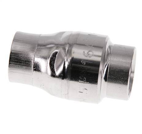 G1/2'' Check Valve Stainless Steel 316 FKM (Light Spring) 0.03-16bar - CLIS4E