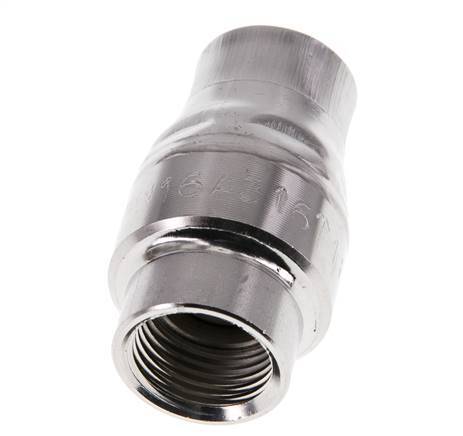 G1/2'' Check Valve Stainless Steel 316 FKM (Light Spring) 0.03-16bar - CLIS4E