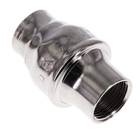 G3/4'' Stainless Steel 316 Check Valve FKM 0.03-16bar (0.44-232psi) - NSF ANSI 61 - Reinforced pin [8 Pieces]