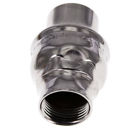 G3/4'' Check Valve Stainless Steel 316 FKM (Light Spring) 0.03-16bar - CLIS4E