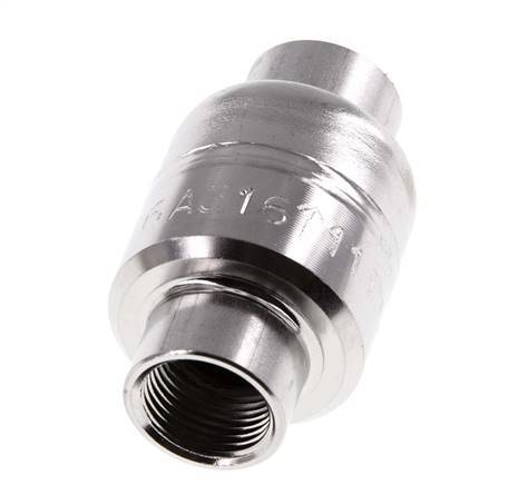G3/8'' Check Valve Stainless Steel 316 FKM (Light Spring) 0.03-16bar - CLIS4E