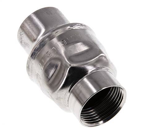 G1'' Stainless Steel 316 Check Valve EPDM 0.03-16bar (0.44-232psi) - WRAS [8 Pieces]