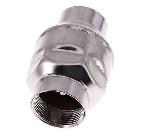G1 1/2'' Stainless Steel 316 Check Valve FKM 0.03-16bar (0.44-232psi) - NSF ANSI 61