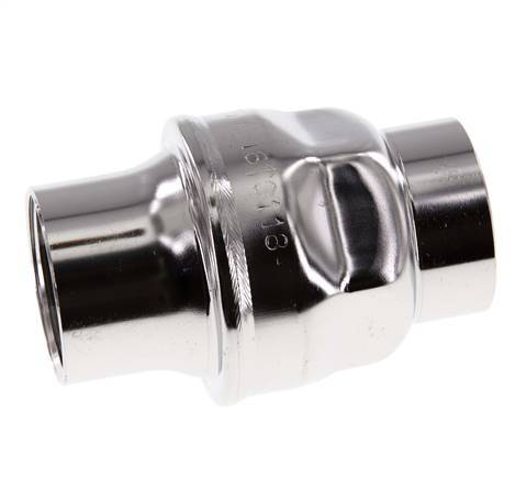 1 1/4'' NPT Stainless Steel 316 Check Valve FKM 0.03-16bar (0.44-232psi) - NSF ANSI 61