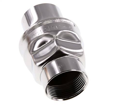 G1 1/4'' Stainless Steel 316 Check Valve FKM 0.03-16bar (0.44-232psi) - NSF ANSI 61 - Reinforced pin [6 Pieces]