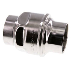 2'' NPT Stainless Steel 316 Check Valve FKM 0.03-16bar (0.44-232psi) - NSF ANSI 61
