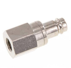 Nickel-plated Brass DN 10 Air Coupling Plug G 1/4 inch Female Double Shut-Off