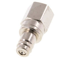 Nickel-plated Brass DN 10 Air Coupling Plug G 1/4 inch Female Double Shut-Off