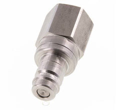 Stainless steel DN 10 Air Coupling Plug G 1/2 inch Female Double Shut-Off
