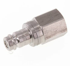Stainless steel DN 10 Air Coupling Plug G 1/2 inch Female Double Shut-Off