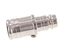 Acero inoxidable 316L DN 10 Enchufe de acoplamiento de aire 19 mm Pilar de manguera
