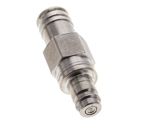 Acero inoxidable 316L DN 10 Tapón de acoplamiento de aire 19 mm Pilar de manguera Doble cierre