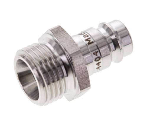 Acero inoxidable 316L DN 10 Acoplamiento de aire Enchufe G 1/2 pulgada Macho