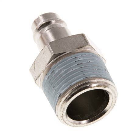 Hardened steel DN 10 Air Coupling Plug R 3/4 inch Male