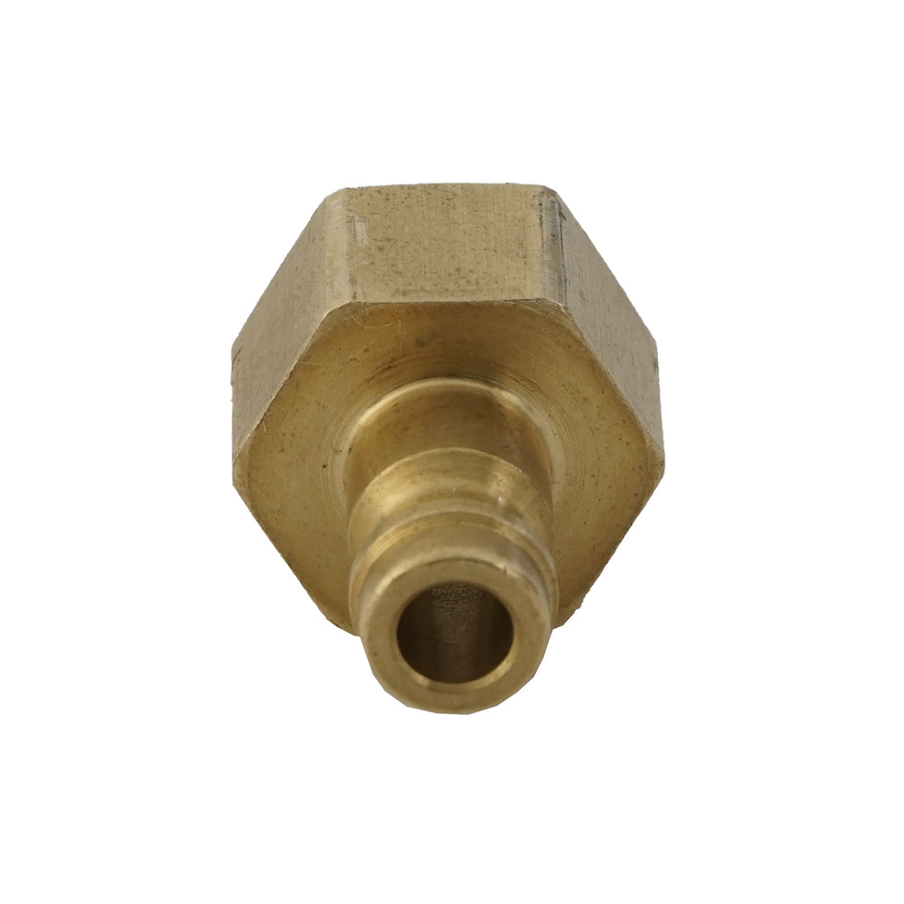 Brass DN 2.7 (Micro) Air Coupling Plug G 1/8 inch Female [5 Pieces]