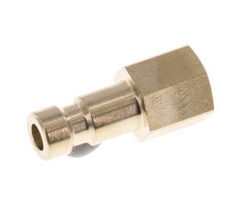 Brass DN 2.7 (Micro) Air Coupling Plug M5 Female [2 Pieces]