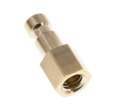 Brass DN 2.7 (Micro) Air Coupling Plug M5 Female [2 Pieces]