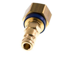 Brass DN 5 Blue-Coded Air Coupling Plug G 1/4 inch Female