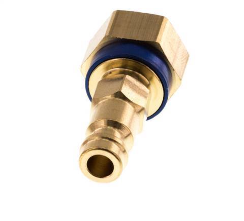 Brass DN 5 Blue-Coded Air Coupling Plug G 1/8 inch Female