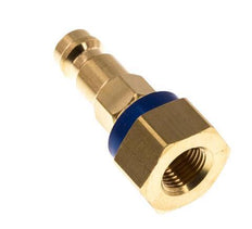 Brass DN 5 Blue-Coded Air Coupling Plug G 1/8 inch Female