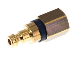 Brass DN 5 Blue Air Coupling Plug G 1/4 inch Female