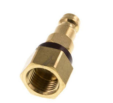 Brass DN 5 Brown-Coded Air Coupling Plug G 1/4 inch Female