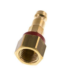 Brass DN 5 Red-Coded Air Coupling Plug G 1/4 inch Female