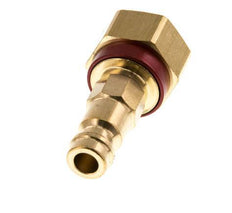 Brass DN 5 Red-Coded Air Coupling Plug G 1/8 inch Female