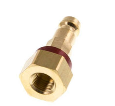 Brass DN 5 Red-Coded Air Coupling Plug G 1/8 inch Female