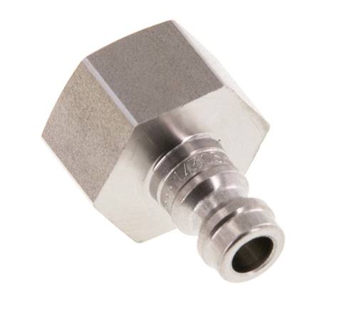 Acero inoxidable DN 5 Acoplamiento de aire azul Enchufe G 3/8 pulgadas Hembra Doble cierre
