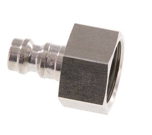 Acero inoxidable DN 5 Acoplamiento de aire azul Enchufe G 3/8 pulgadas Hembra Doble cierre