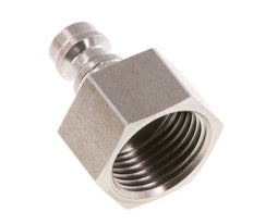 Acero inoxidable DN 5 Rojo Acoplamiento de aire Enchufe G 3/8 pulgadas Hembra Doble cierre