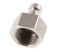 Acero inoxidable DN 5 Rojo Acoplamiento de aire Enchufe G 3/8 pulgadas Hembra Doble cierre
