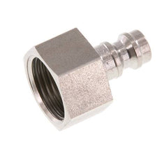 Acero inoxidable DN 5 Rojo Acoplamiento de aire Enchufe G 3/8 pulgadas Hembra Doble cierre
