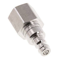 Stainless Steel 316L DN 5 Air Coupling Plug G 3/8 inch Female Double Shut-Off